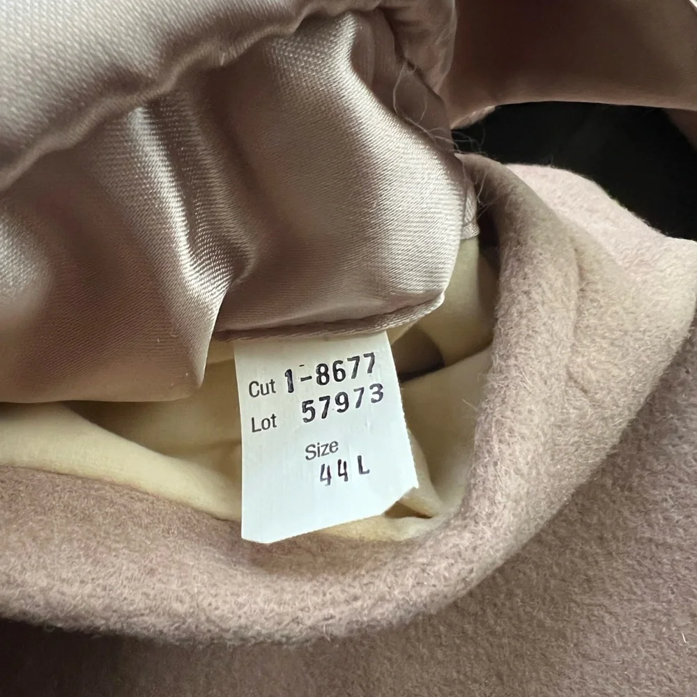 VTG NWT  Redwood & Ross Pure Wool Men’s Trench Coat style. Sz.44L - Picture 9 of 9